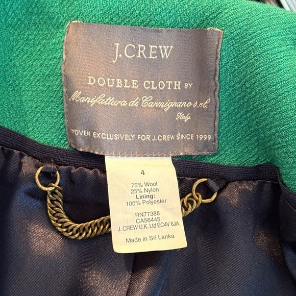 J. Crew Double Cloth Symphony Coat SZ 4 - Picture 8 of 10